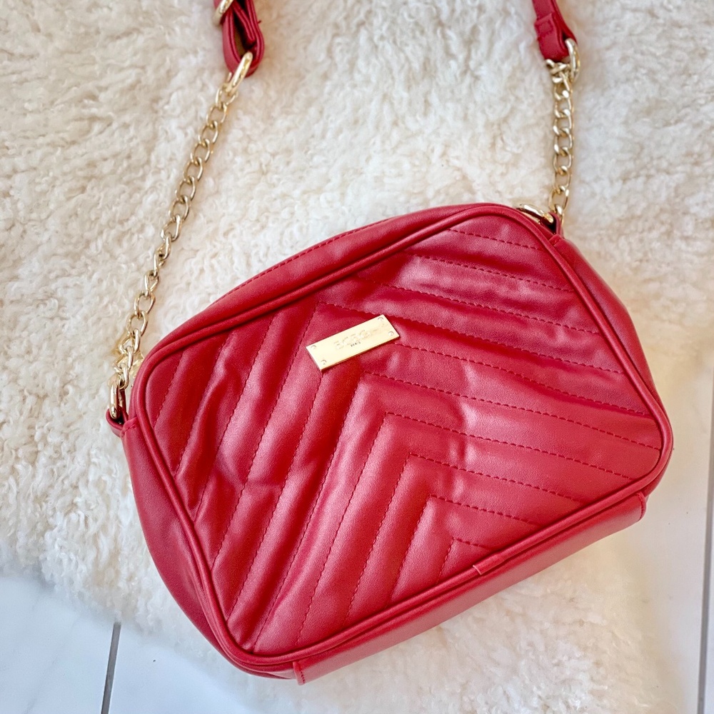 Quilted Red BCBG Crossbody Purse